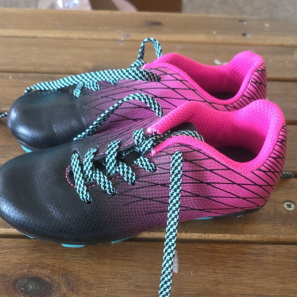 Black and Pink Athletic Shoes